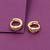 Gold color antique gold plated earrings combo of 6 pairs