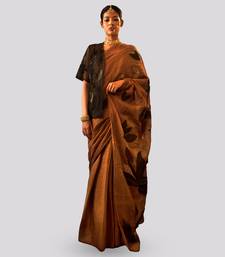Gold hoor saree Without Blouse
