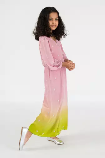 Light pink overlap jumpsuit
