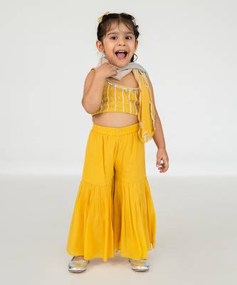 Yellow gharara set 2
