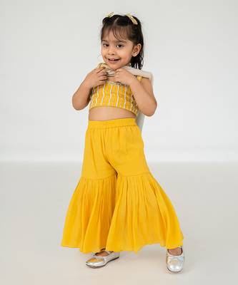Yellow gharara set 3