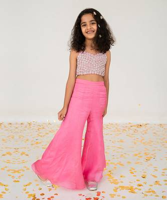 Pink palazzo set 2