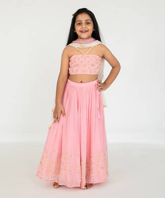 Light pink lehenga set 1