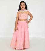 Light pink lehenga set
