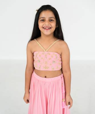 Light pink lehenga set 3