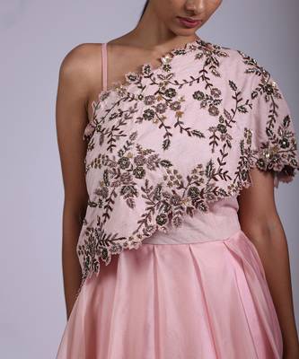 Pink sylized gown 3