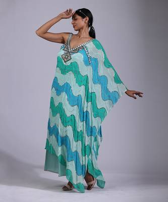 Aqua kaftan set 2