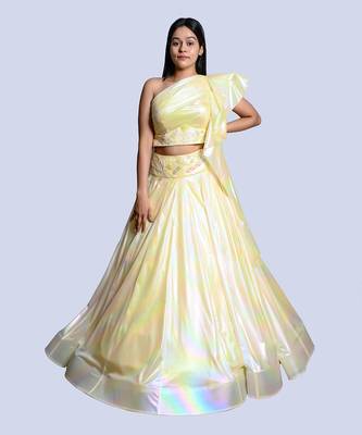 Lemon Yellow Lehenga Set 1