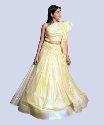 Lemon Yellow Lehenga Set 2