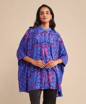 Blue kurti with camisole by RITU KUMAR 1