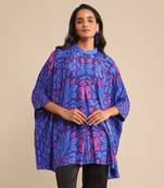 Blue kurti with camisole by RITU KUMAR