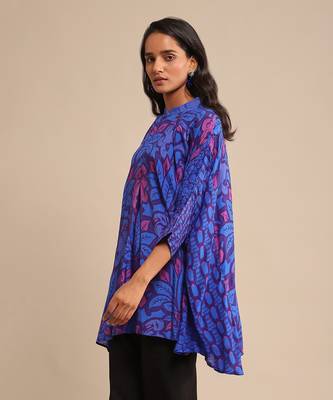 Blue kurti with camisole by RITU KUMAR 3