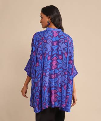 Blue kurti with camisole by RITU KUMAR 4