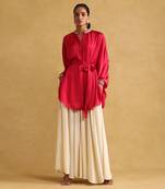 Fuschia solid kurti By ritu kumar