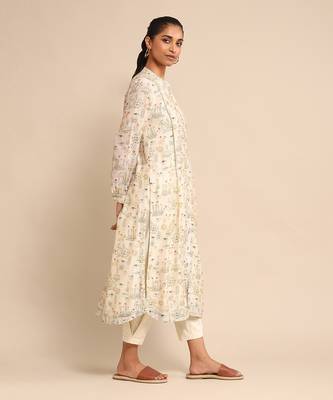 Off white kurta pant set By ritu kumar 3