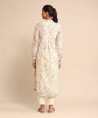 Off white kurta pant set By ritu kumar 4