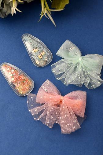 Set of 4 alligator hair clip