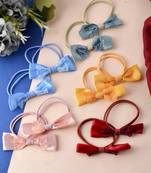 Set of 10 bow ponytail holder