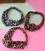 Set of 3 printed multi colored hairband