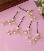 Bridal beads floral u pin