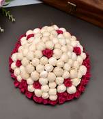 Mogra and rose flower brida juda cover hair accessory