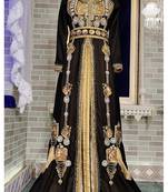 Black designer wedding moroccan kaftan