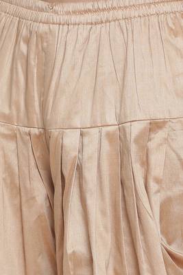 Men's art silk curved dhoti kurta set 5