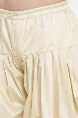 Men's art silk curved dhoti kurta set 5