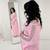 PINK MOROCCAN FABRIC KAFTAN ABAYA 