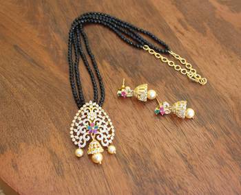 Gold platted beads necklace set 2