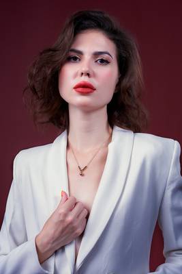 Circular dotted necklace | pure stainless steel 3