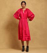 Fuschia pink dress By Ritu kumar