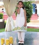 Marigold magic kurta & dhoti set