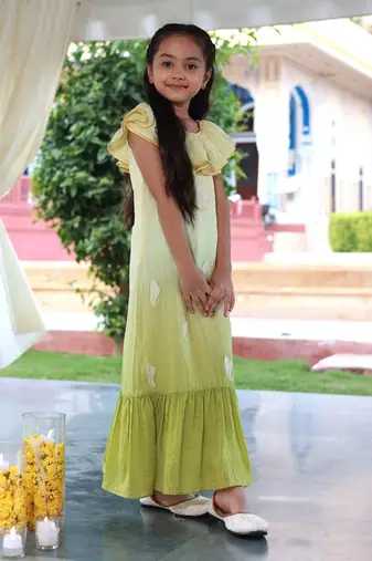 Fairy lights & fireflies maxi dress