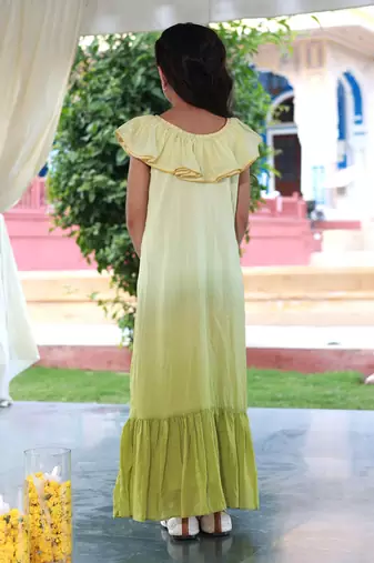 Fairy lights & fireflies maxi dress