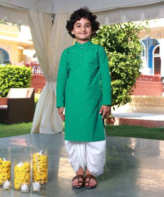 Diwali doodle kurta & dhoti set 1