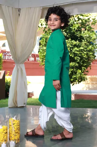 Diwali doodle kurta & dhoti set