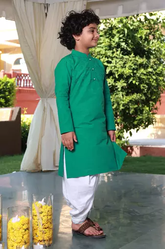 Diwali doodle kurta & dhoti set