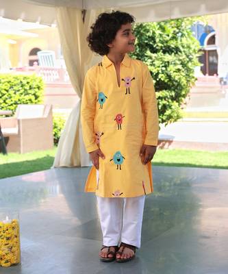 Firecracker fantasy kurta & pyjama set 2