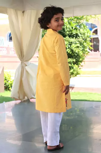 Firecracker fantasy kurta & pyjama set
