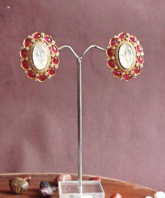 Ruqaiya polki studs 2