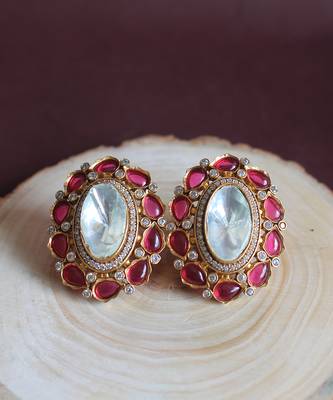 Ruqaiya polki studs 4