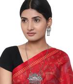 Oxidised Traditional Long Necklace Set