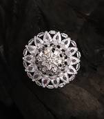 Silver American Diamond Ring