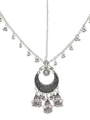 Black Oxidised Maang Teeka 3