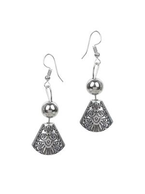 Oxidised Silver Black Necklace Set 3