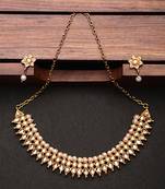 Oxidised Gold Traditional Necklace Set