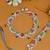 Traditional tasselled layered floral anklets heavy  payal work for women