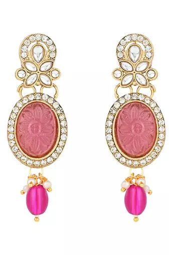 traditional long multistrand pearl necklace jewellery & earrings set