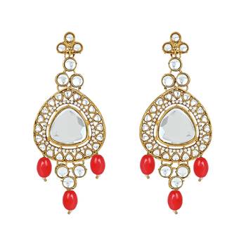 traditional multi layered pearl kundan bridal necklace jewellery with dangle earrings & maang tikka set 3